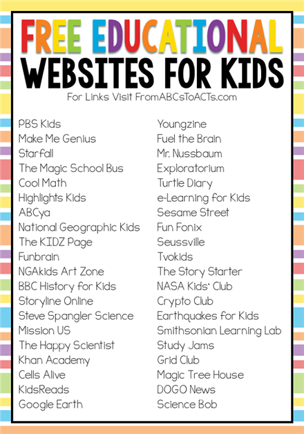 Free Websites for Kids